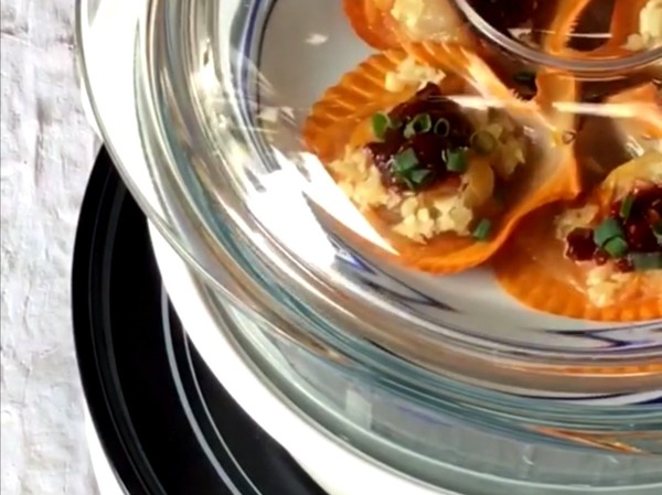 豆瓣醬蒸扇貝的做法-咸鮮味蒸菜譜