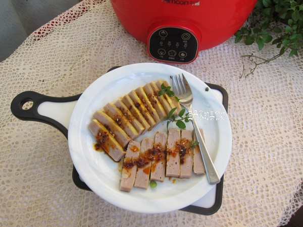 手工魚糕的做法-魚香味蒸菜譜