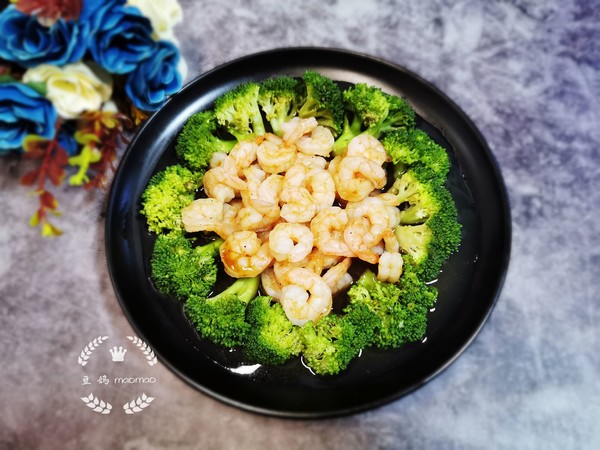 西蘭花蒸蝦仁的做法-咸鮮味蒸菜譜