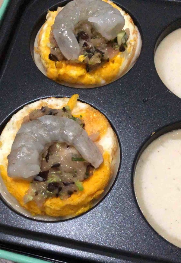 蝦仁雞蛋堡的做法-咸鮮味煎菜譜-易網健康養生網 蝦仁雞蛋堡的做法-咸鮮味煎菜譜