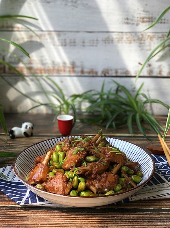 毛豆燒鴨翅的做法-家常味燒菜譜-易網健康養生網 毛豆燒鴨翅的做法-家常味燒菜譜