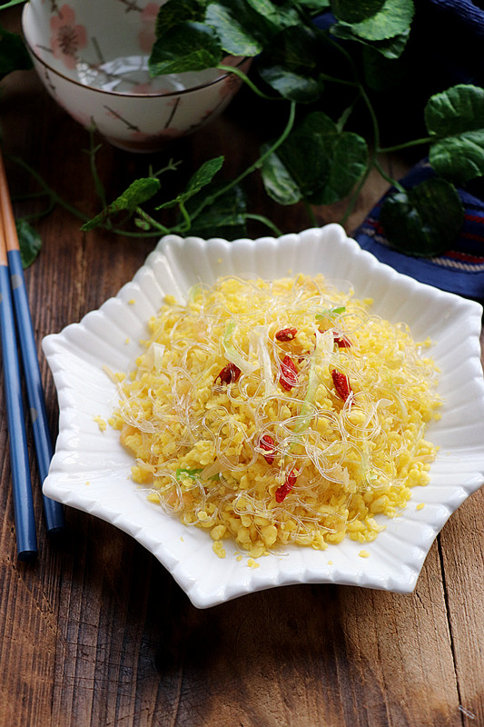 桂花炒素翅的做法-家常味炒菜譜