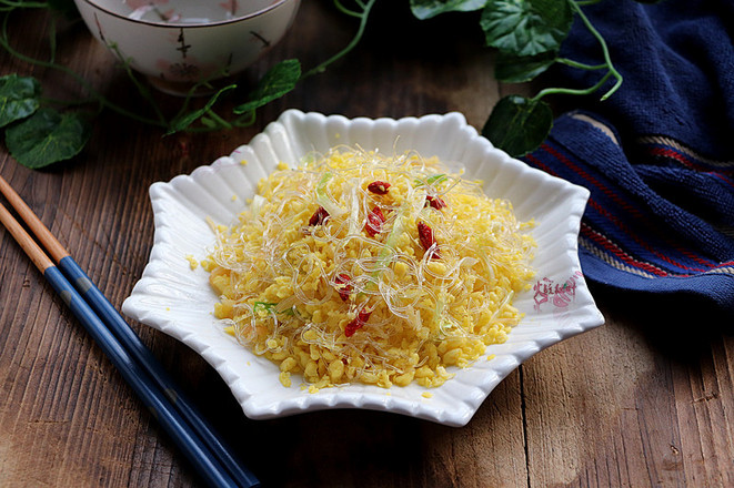 桂花炒素翅的做法-家常味炒菜譜