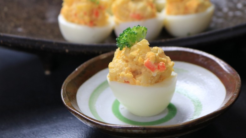 魚糕沙拉雞蛋杯的做法-酸辣味拌菜譜-易網健康養生網 魚糕沙拉雞蛋杯的做法-酸辣味拌菜譜