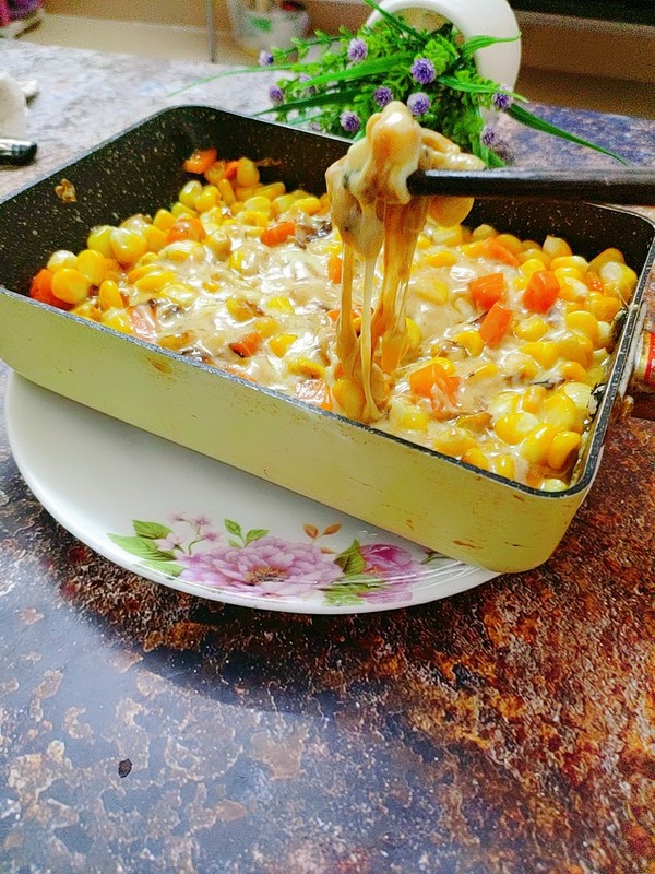 芝士焗玉米的做法-甜味煎菜譜-易網健康養生網 芝士焗玉米的做法-甜味煎菜譜