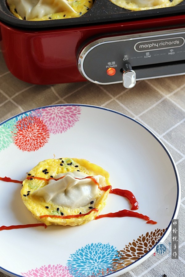 蛋抱煎餃的做法-家常味煎菜譜