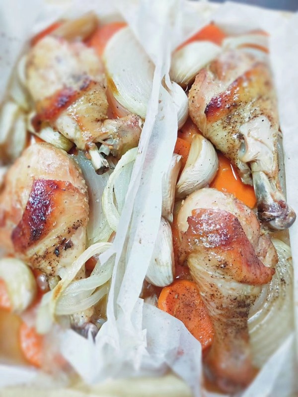 紙包雞腿的做法-家常味烤菜譜-易網健康養生網 紙包雞腿的做法-家常味烤菜譜