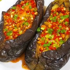 蒜泥蒸茄子的做法-家常味蒸菜譜