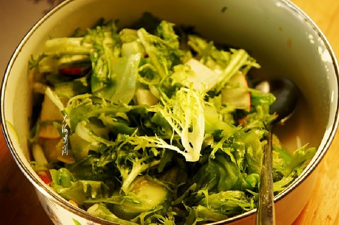 涼拌時蔬的做法-酸甜味拌菜譜