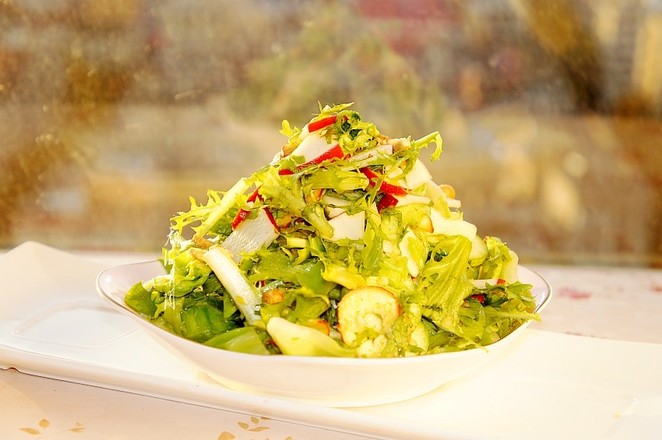 涼拌時蔬的做法-酸甜味拌菜譜