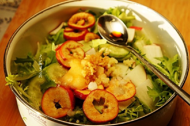 涼拌時蔬的做法-酸甜味拌菜譜