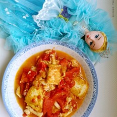 番茄燒豆腐的做法-家常味燒菜譜