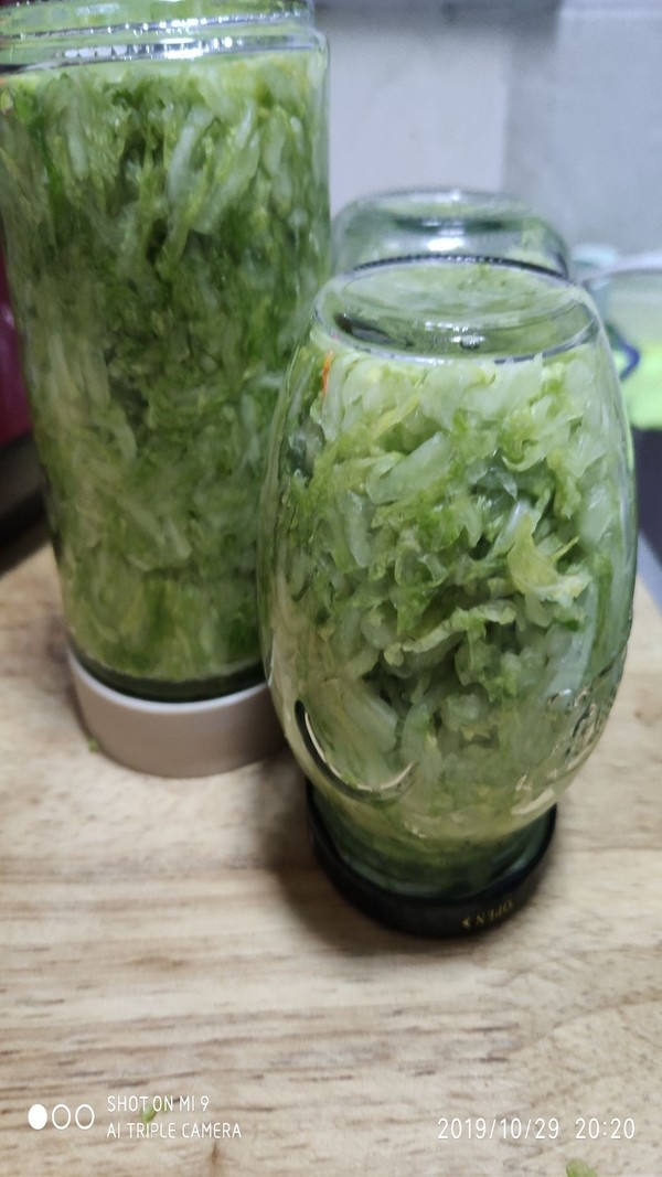 罐頭瓶腌酸菜的做法-家常味其它工藝菜譜