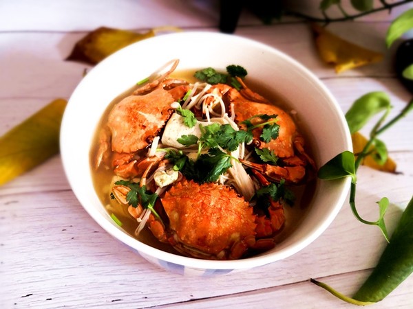 螃蟹豆腐湯的做法-咸鮮味煮菜譜-易網健康養生網 螃蟹豆腐湯的做法-咸鮮味煮菜譜