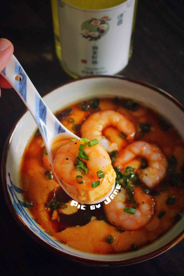 蝦仁蒸蛋羹#德喜茶油#的做法-家常味蒸菜譜-易網(wǎng)健康養(yǎng)生網(wǎng) 蝦仁蒸蛋羹#德喜茶油#的做法-家常味蒸菜譜