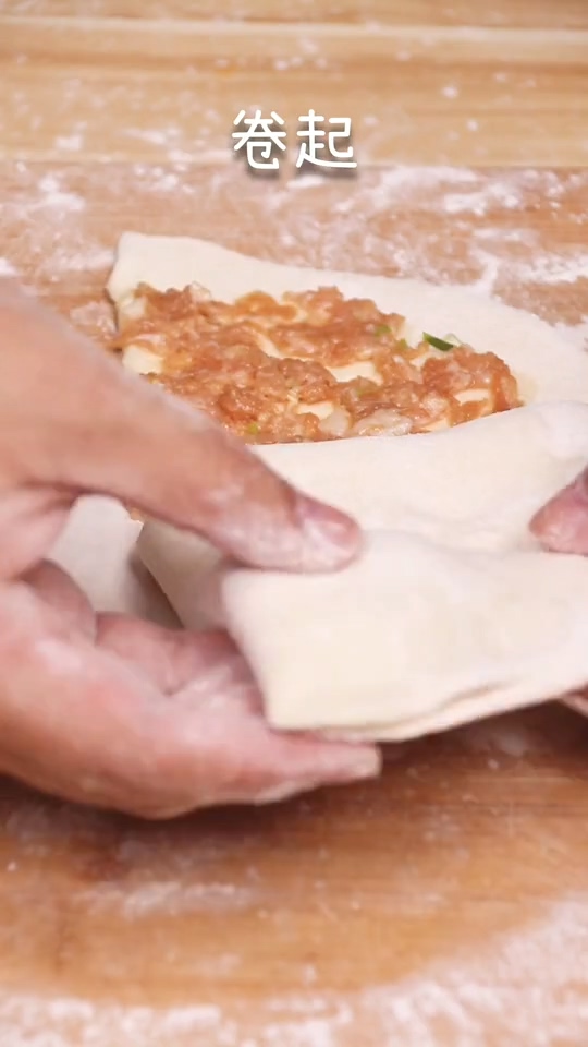 千層肉餅的做法-咸鮮味煎菜譜