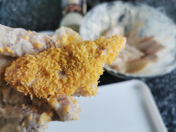 蒜蓉翅尖的做法-蒜香味炸菜譜