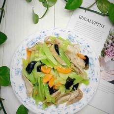 萵筍炒肚片的做法-家常味炒菜譜