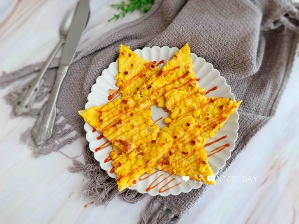 黃金玉米雞蛋餅的做法-甜味煎菜譜-易網健康養生網 黃金玉米雞蛋餅的做法-甜味煎菜譜