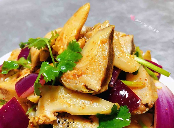 圓蔥拌假鮑魚的做法-酸辣味拌菜譜-易網健康養生網 圓蔥拌假鮑魚的做法-酸辣味拌菜譜