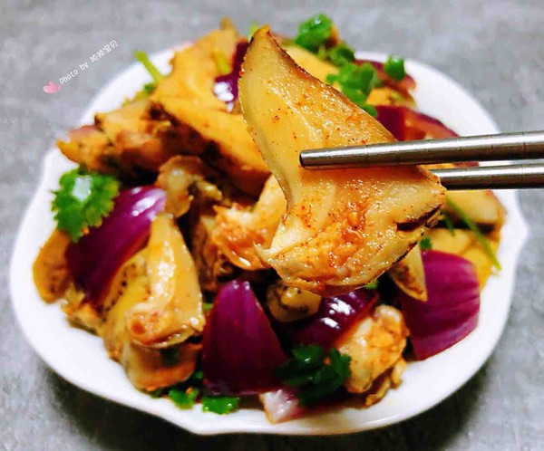 圓蔥拌假鮑魚的做法-酸辣味拌菜譜-易網健康養生網 圓蔥拌假鮑魚的做法-酸辣味拌菜譜