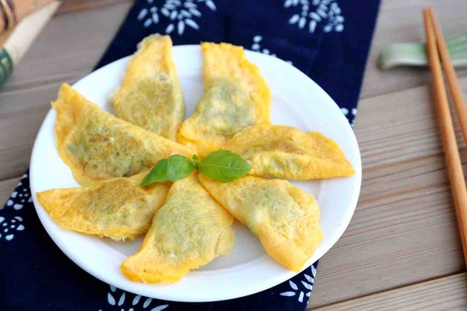 蛋餃的做法-咸鮮味煎菜譜-易網健康養生網 蛋餃的做法-咸鮮味煎菜譜