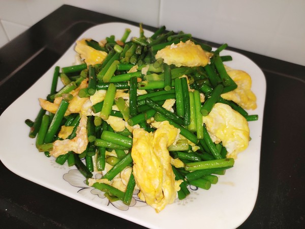 蒜薹炒雞蛋的做法-咸鮮味炒菜譜