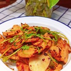 香辣醬炒洋姜的做法-香辣味炒菜譜