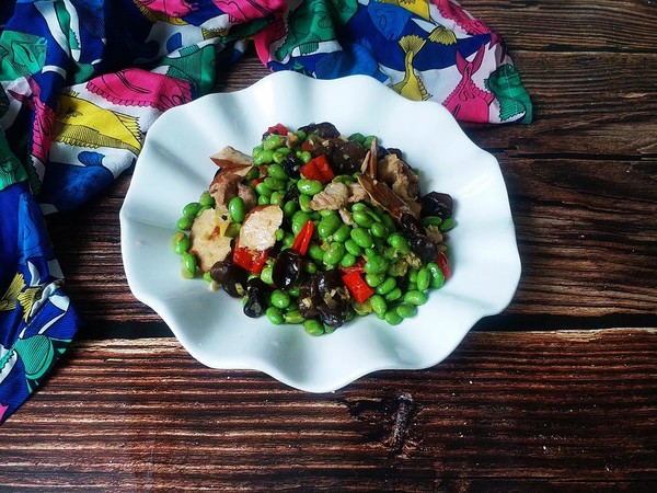 毛豆木耳炒肉片的做法-咸鮮味炒菜譜-易網健康養生網 毛豆木耳炒肉片的做法-咸鮮味炒菜譜