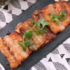 炸三文魚排的做法-咸鮮味炸菜譜