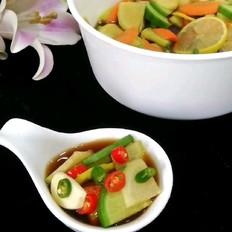 開胃蘿卜片的做法-酸辣味拌菜譜