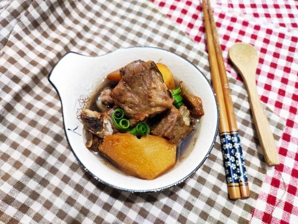 蒜香土豆蒸排骨的做法-家常味蒸菜譜