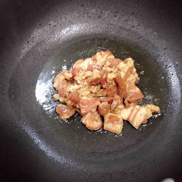 五花肉杏鮑菇（10分鐘快手菜）的做法-咸鮮味炒菜譜