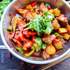 新疆大盤雞的做法-家常味炒菜譜