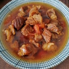 西紅柿燉牛腩的做法-咸鮮味燉菜譜