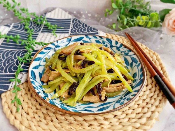 青筍炒肉絲的做法-家常味炒菜譜