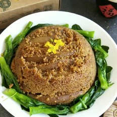 香糯小米扣肉的做法-家常味蒸菜譜