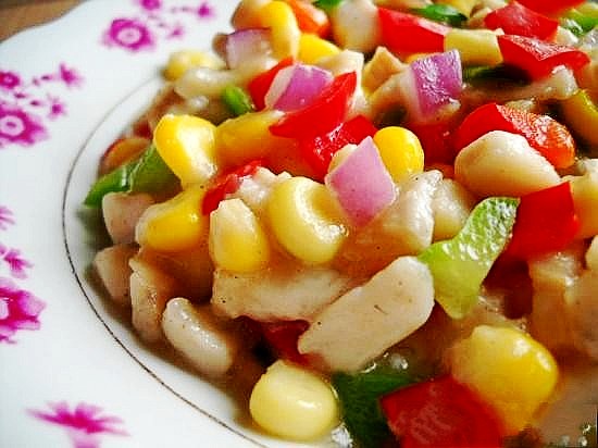 玉米魚(yú)丁的做法-家常味炒菜譜-易網(wǎng)健康養(yǎng)生網(wǎng) 玉米魚(yú)丁的做法-家常味炒菜譜