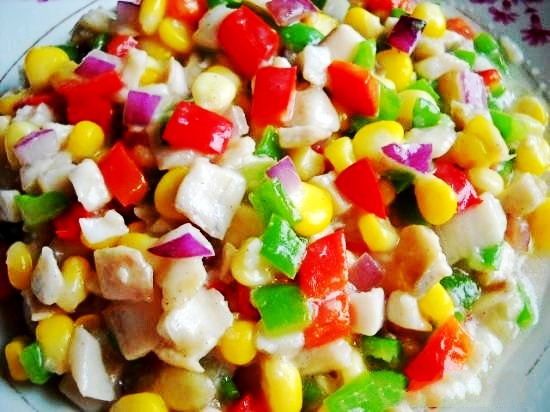 玉米魚(yú)丁的做法-家常味炒菜譜-易網(wǎng)健康養(yǎng)生網(wǎng) 玉米魚(yú)丁的做法-家常味炒菜譜