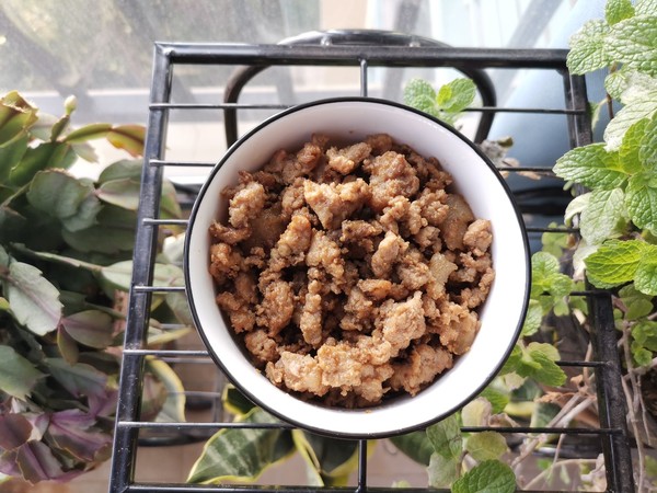 醬香肉沫的做法-醬香味炒菜譜