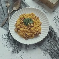 小米蒸牛肉的做法-家常味蒸菜譜