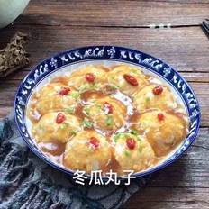 冬瓜豆腐丸子的做法-家常味蒸菜譜
