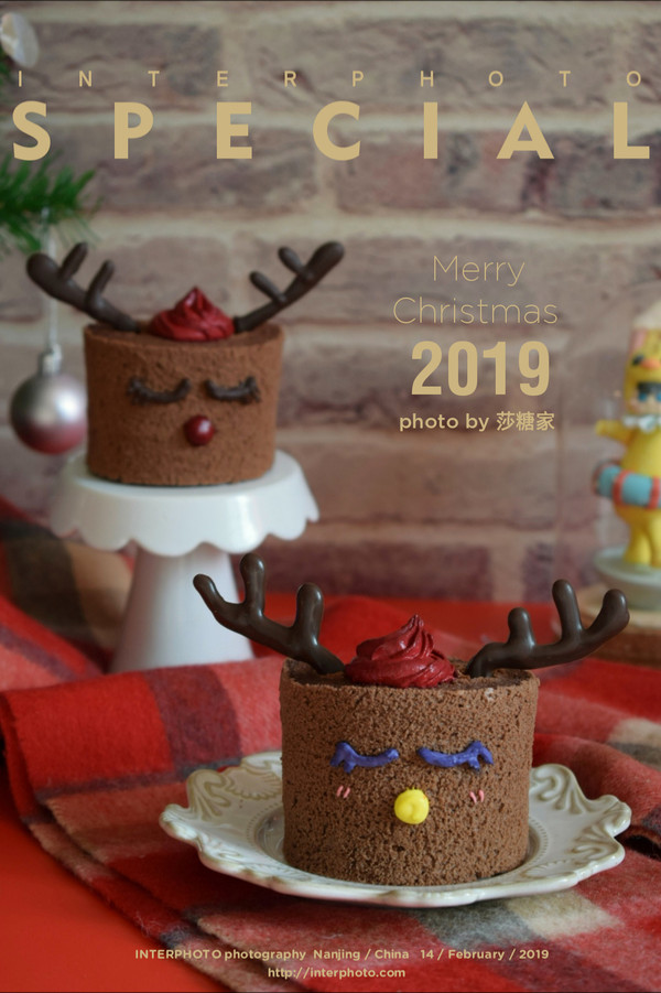 麋鹿蛋糕卷的做法-甜味烤菜譜