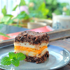 奶香濃郁紅豆糕的做法-甜味蒸菜譜