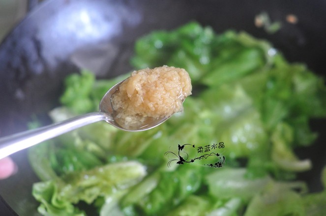 蒜蓉生菜的做法-家常味炒菜譜