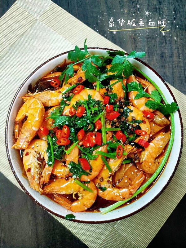 毛血旺的做法-麻辣味煮菜譜