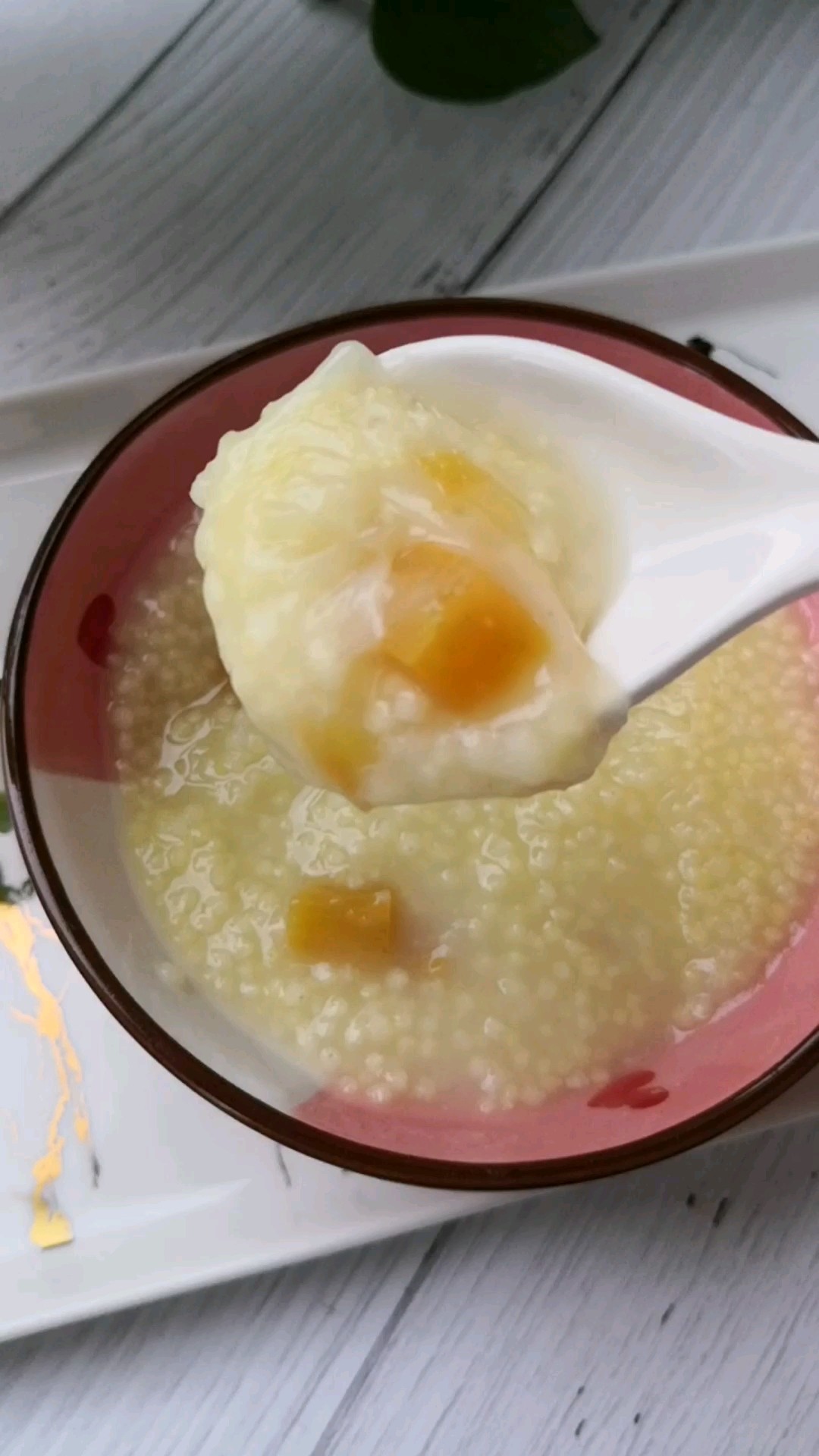 地瓜小米粥的做法-家常味煮菜譜