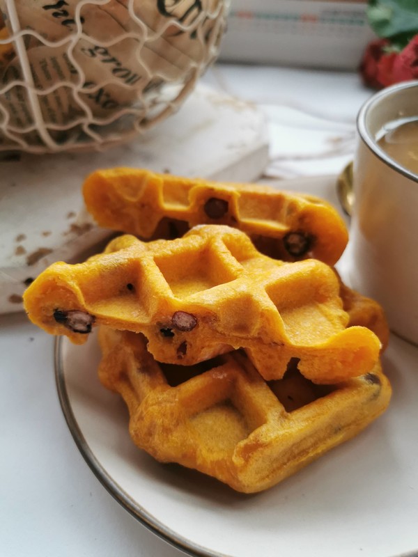 南瓜蜜豆華夫餅的做法-甜味烘焙菜譜-易網健康養生網 南瓜蜜豆華夫餅的做法-甜味烘焙菜譜