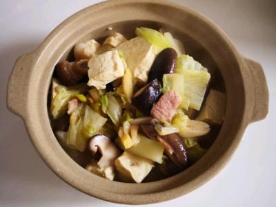 香菇大白菜的做法-家常味燉菜譜