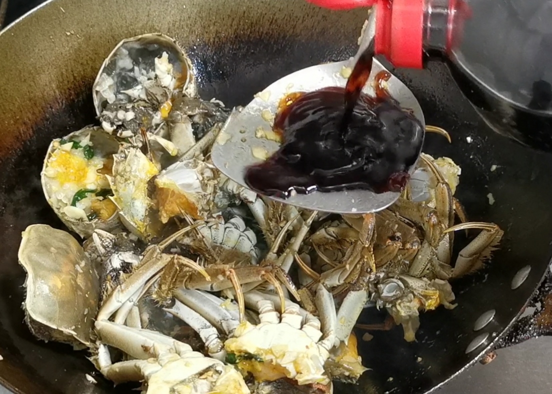 炒螃蟹的做法-咸鮮味炒菜譜